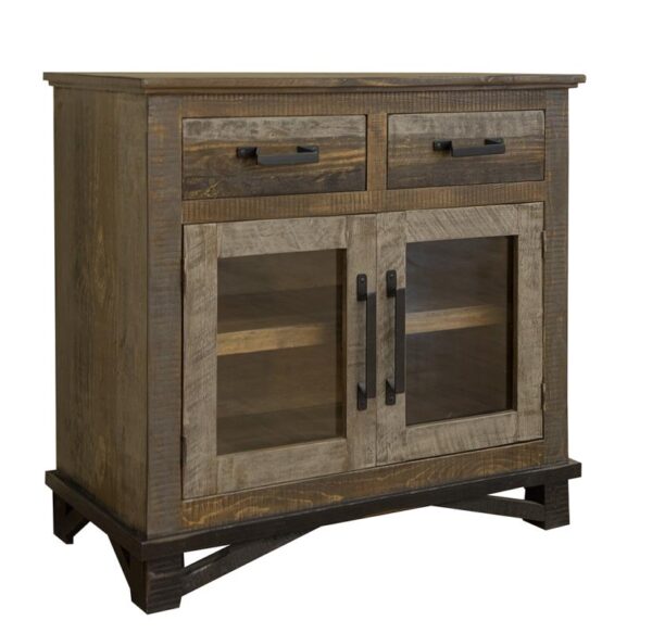 Loft Brown 2 Drawers 2 Doors Server in Brown - Image 2