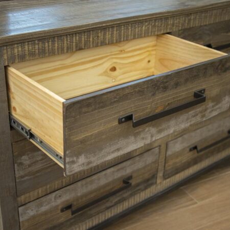 Loft Brown 6 Drawer Dresser in Brown - Image 2