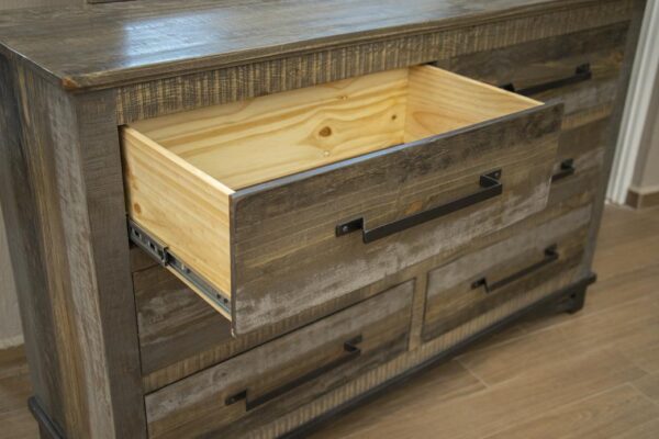 Loft Brown 6 Drawer Dresser in Brown - Image 2