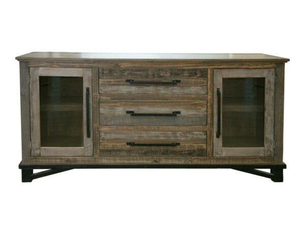 Loft 3 Drawer Buffet in Brown