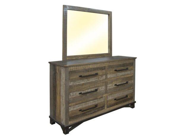 Loft Brown 6 Drawer Dresser in Brown - Image 3
