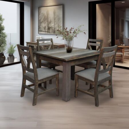Loft Brown 42" Dining Table in Brown - Image 3