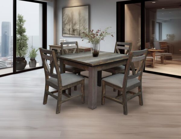 Loft Brown 42" Dining Table in Brown - Image 3