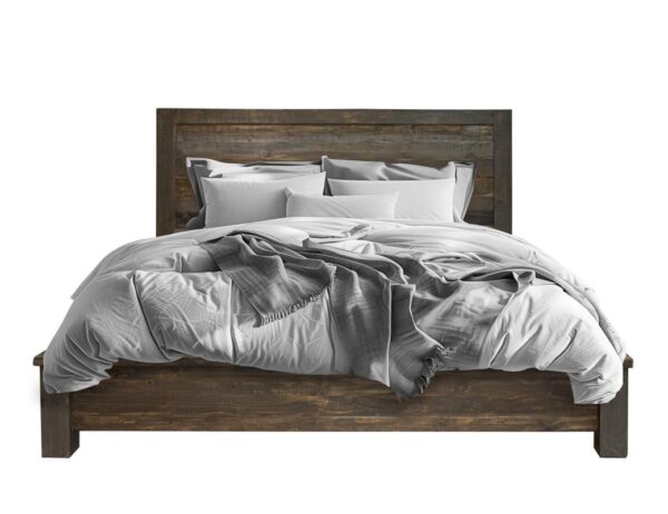 Loft Brown King Platform Bed in Brown - Image 2