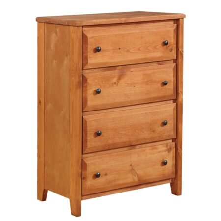 Wrangle Hill Amber Wash Four-Drawer Chest - Image 2