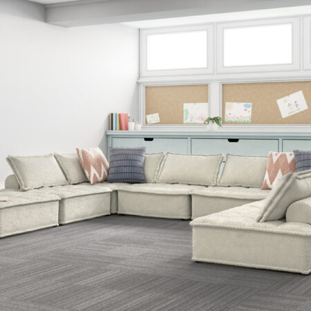 Bales Taupe 6-Piece Modular Seating