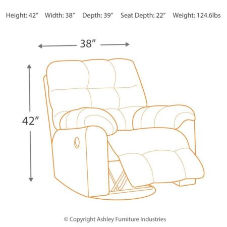 Acieona - Swivel Rocker Recliner - Image 4