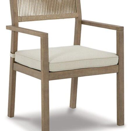Aria Plains Arm Chair with Cushion (Set of 2) - Image 4