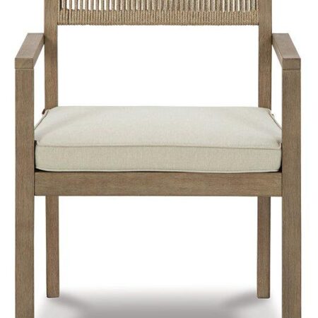 Aria Plains Arm Chair with Cushion (Set of 2) - Image 5