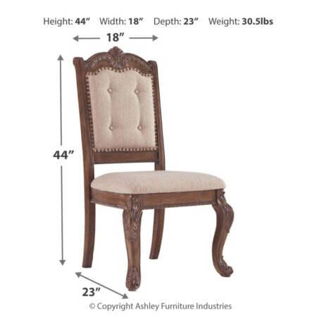 Charmond - Dining Uph Side Chair (2/cn) - Image 4