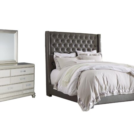 Coralayne 5-Piece Upholstered Bedroom Set - Image 6