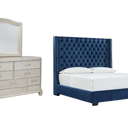 Coralayne 5-Piece Upholstered Bedroom Set - Image 9