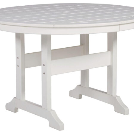 Crescent Luxe - Round Dining Table W/umb Opt image