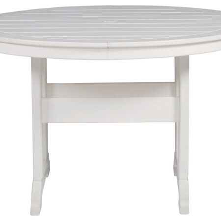Crescent Luxe - Round Dining Table W/umb Opt - Image 2