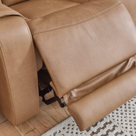 Card Player Cappuccino Power Reclining Sofa - Image 11