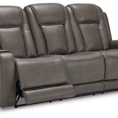 Card Player Smoke Power Reclining Sofa image