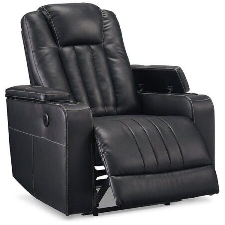Center Point Black Recliner - Image 3