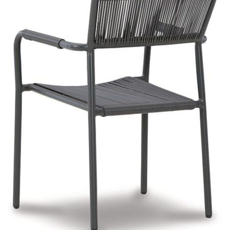 Crystal Breeze Gray 3-Piece Table and Chair Set - Image 5