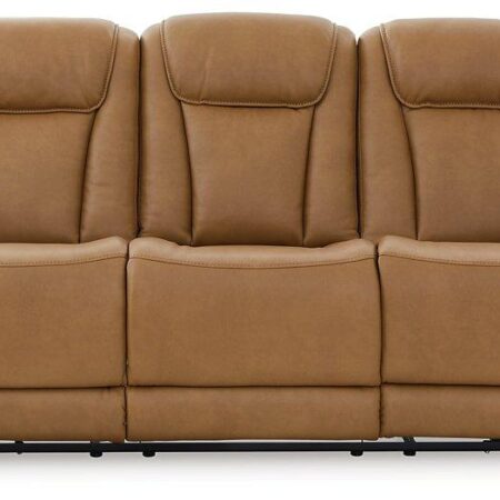Card Player Cappuccino Power Reclining Sofa - Image 3