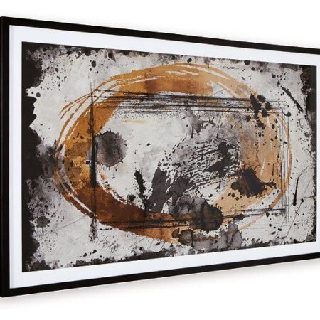 Clefting Black/Caramel/Tan Wall Art image