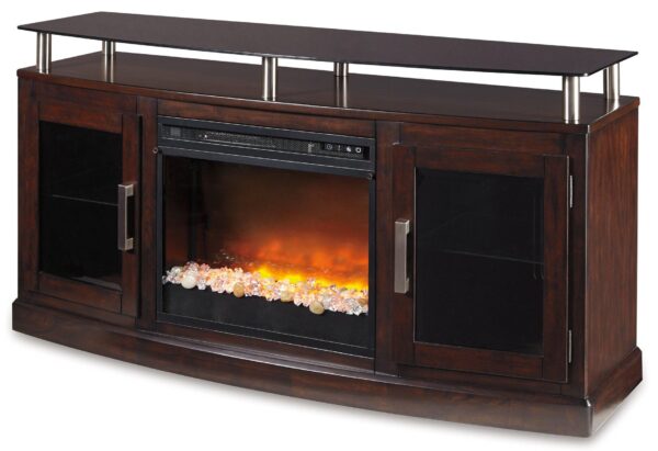 Chanceen 60" TV Stand with Electric Fireplace image