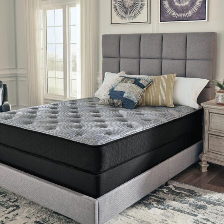 Comfort Plus Gray Twin Mattress - Image 2