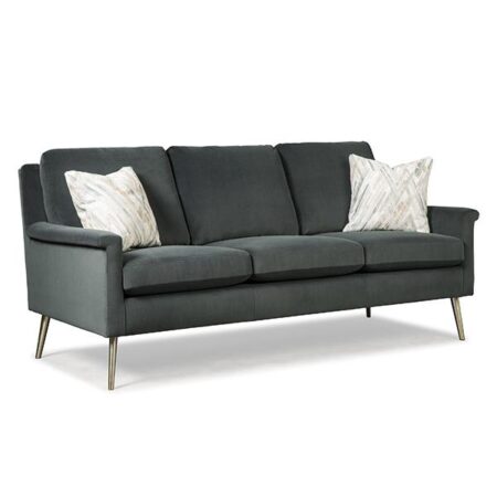 DACEY COLLECTION LEATHER STATIONARY SOFA- S11BNLU - Image 2