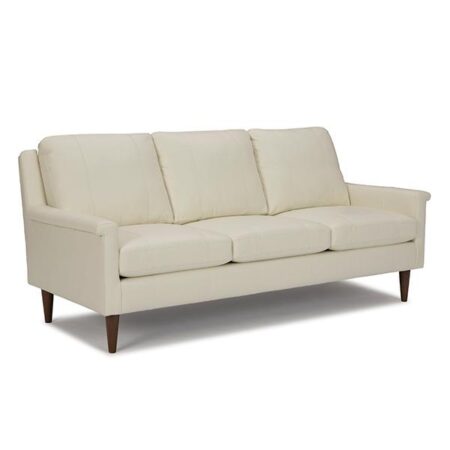 DACEY COLLECTION LEATHER STATIONARY SOFA- S11BNLU - Image 5
