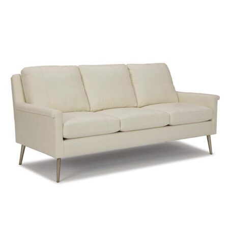 DACEY COLLECTION LEATHER STATIONARY SOFA- S11BNLU - Image 7