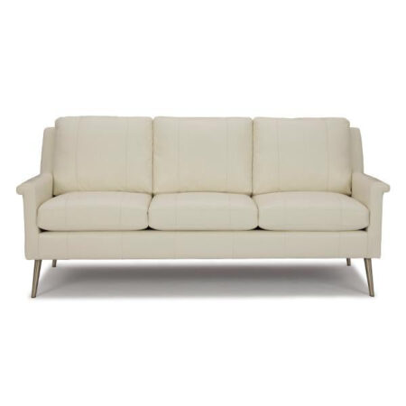 DACEY COLLECTION LEATHER STATIONARY SOFA- S11BNLU - Image 8