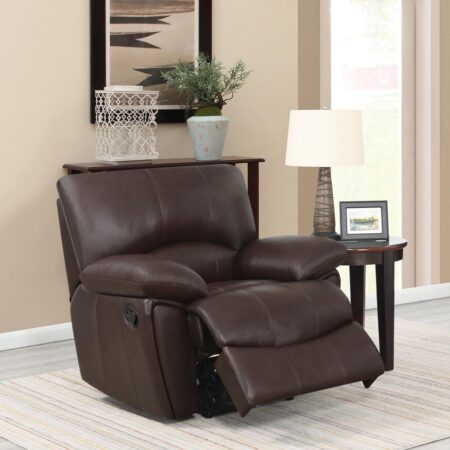Clifford Motion Dark Brown Glider Recliner - Image 3