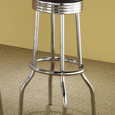 Cleveland Chrome Soda Fountain Bar Stool image
