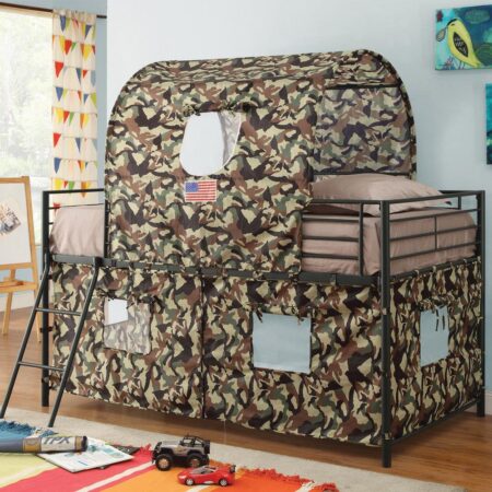 Camouflage Tent Bunk Bed image