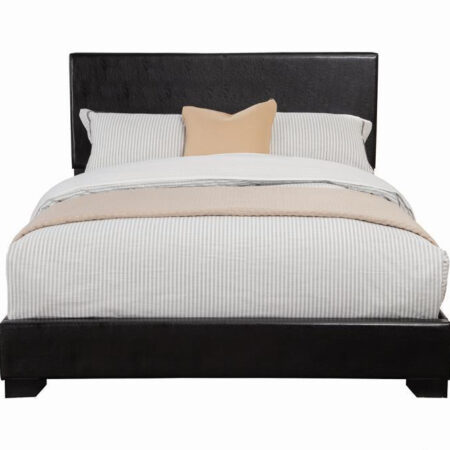 Conner Casual Black Upholstered Full Bed - Image 3