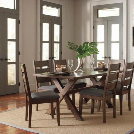 Alston Rustic Knotty Nutmeg Dining Table - Image 2