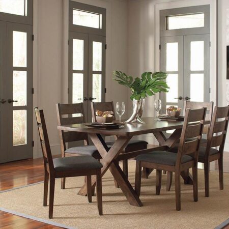 Alston Rustic Knotty Nutmeg Dining Table image