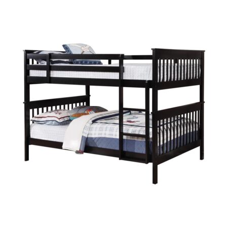 Chapman Traditional Black Full-over-Full Bunk Bed - Image 2