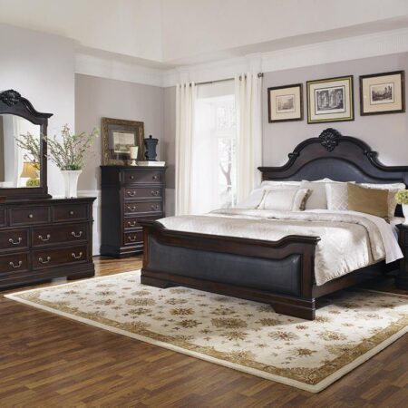 Cambridge Traditional Dark Brown Eastern King Four-Piece Set image