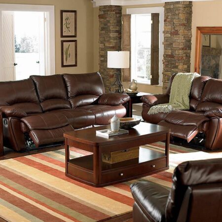 Clifford Motion Dark Brown Reclining Two-Piece Living Room Set image