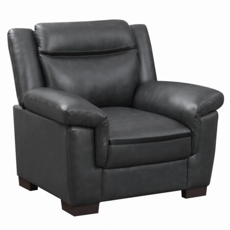 Arabella Contemporary Grey Chair - Image 2