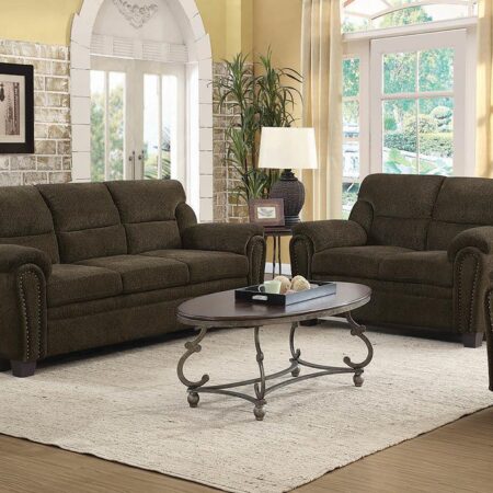 Clemintine Brown Two-Piece Living Room Set image