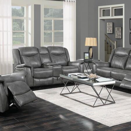 Conrad Transitional Grey Motion Sofa image