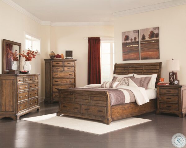 203891KE-S5 E KING 5PC SET (KE.BED,NS,DR,MR,CH) image