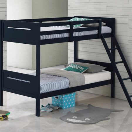 405051BLU TWIN/TWIN BUNK BED image