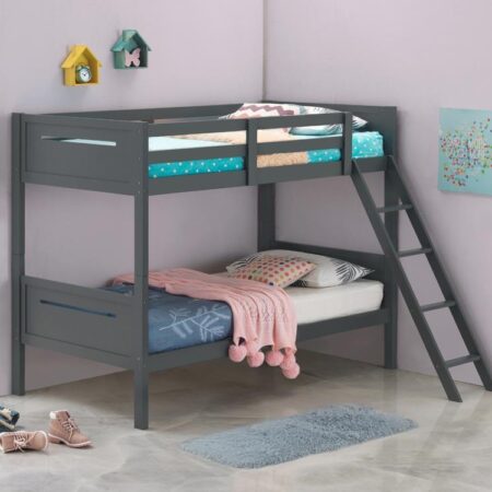 405051GRY TWIN/TWIN BUNK BED image