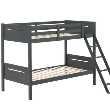 405051GRY TWIN/TWIN BUNK BED - Image 3