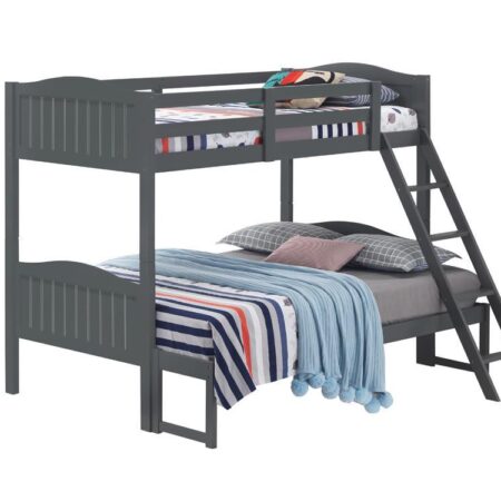 405054GRY TWIN/FULL BUNK BED - Image 2