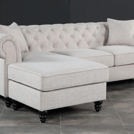 Cecilia - Sectional - Pearl Silver image