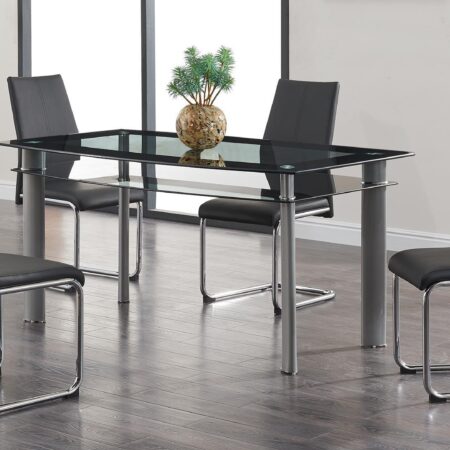5 Piece Dining Room Set (D1058DT+D41DC-BLACK) image