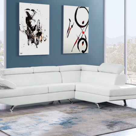 2Pc Sectional White image
